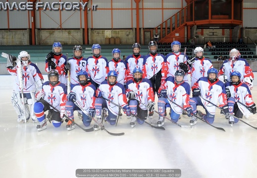 2015-10-03 Como-Hockey Milano Rossoblu U14 (7-3)